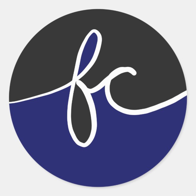 FC-Kampagne FC-Sticker Runder Aufkleber (Vorderseite)