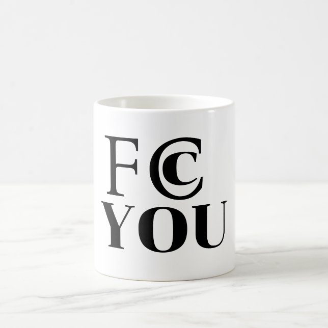 FCC YOU Coffee Mug Kaffeetasse (Mittel)