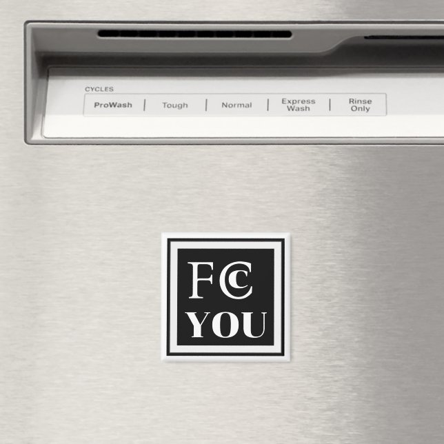 FCC YOU Kühlschrankmagnet (In Situ (Geschirrspüler))