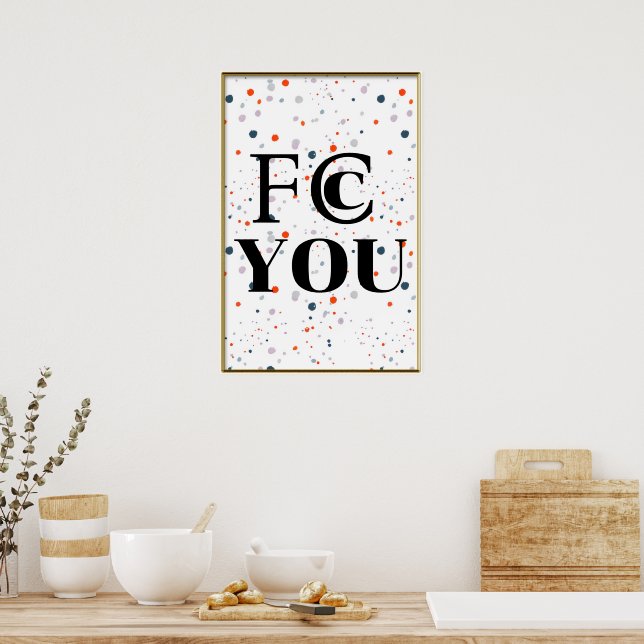 FCC YOU Poster (Küche)