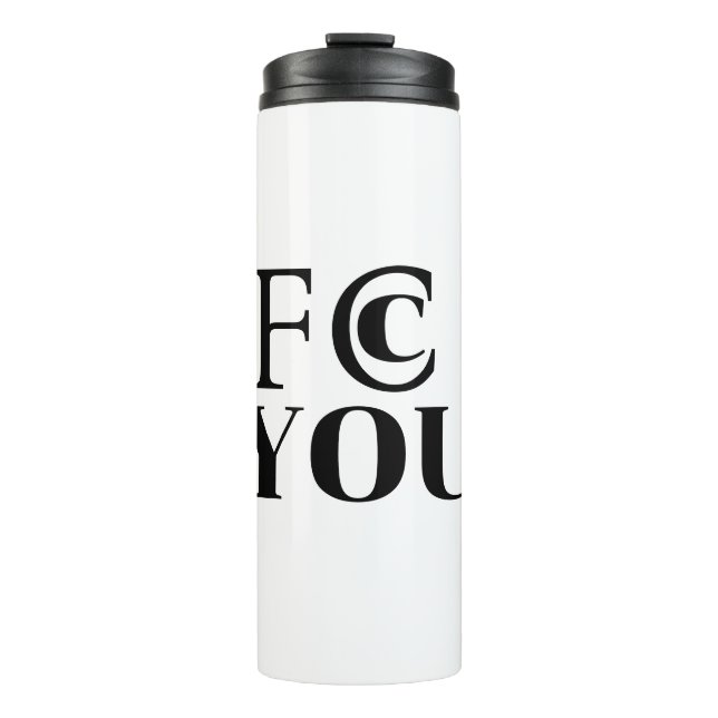 FCC YOU Thermobecher Thermosbecher (Vorderseite)
