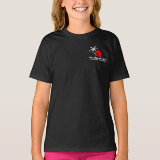 FCF Zuhause Logo Girls Black T - Shirt