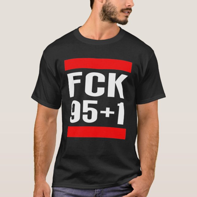 FCK 95+1 Anti Hannover Derby Braunschweig Football T-Shirt (Vorderseite)