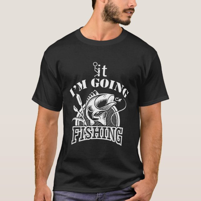 F'Ck, ich fische Bass Fischen Fisher Fisch T-Shirt (Vorderseite)