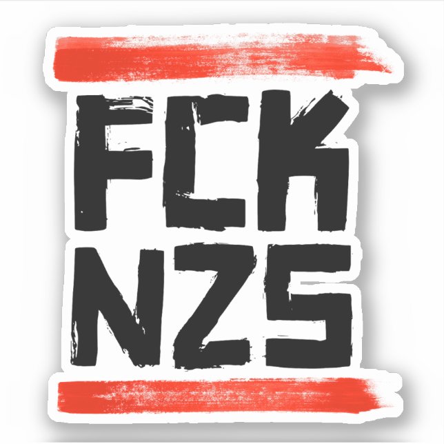 FCK NZS AUFKLEBER (Vorderseite)