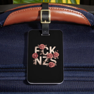 FCK NZS Blumen gegen Rechts Keine Nazis Lgbtq+ Gepäckanhänger