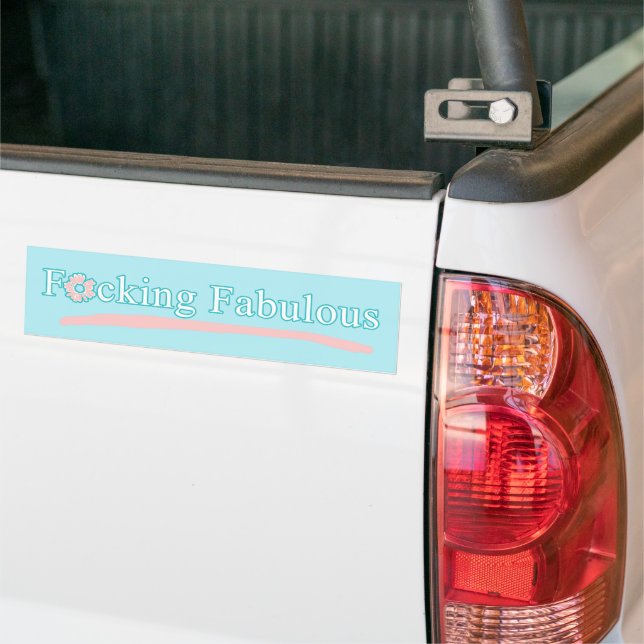 Fcking Fabuloser Aufkleber Autoaufkleber (Auf Lkw)