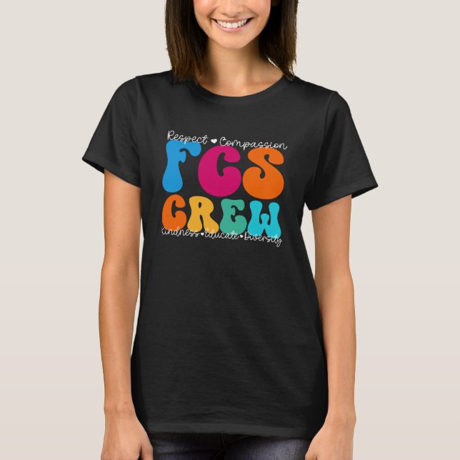 FCS Crew Wertungswoche zurück zur Schule T-Shirt (Vorderseite)