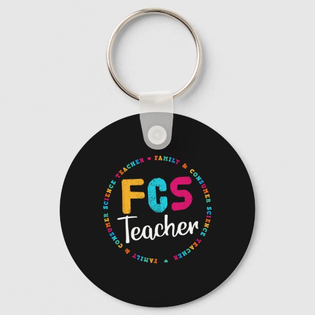 FCS Lehrer T-Shirt - Elective Teacher - FACS Lehre Schlüsselanhänger (Vorderseite)