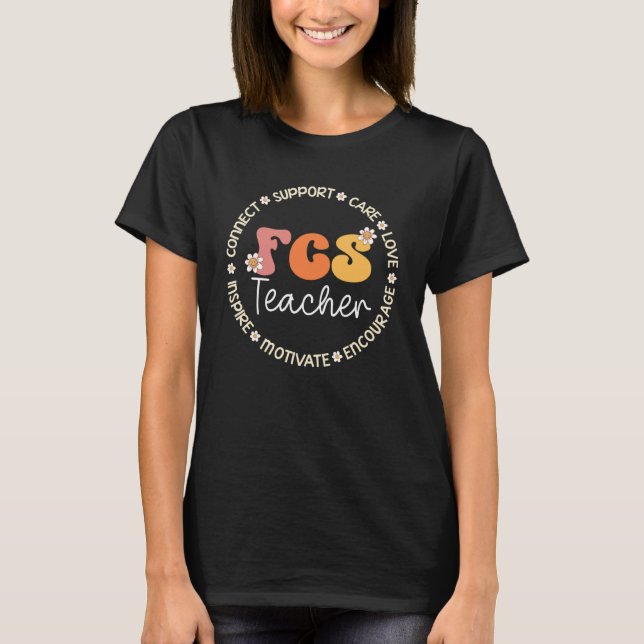 FCS Lehrerbewertungswoche Zurück zur Schule T-Shirt (Vorderseite)