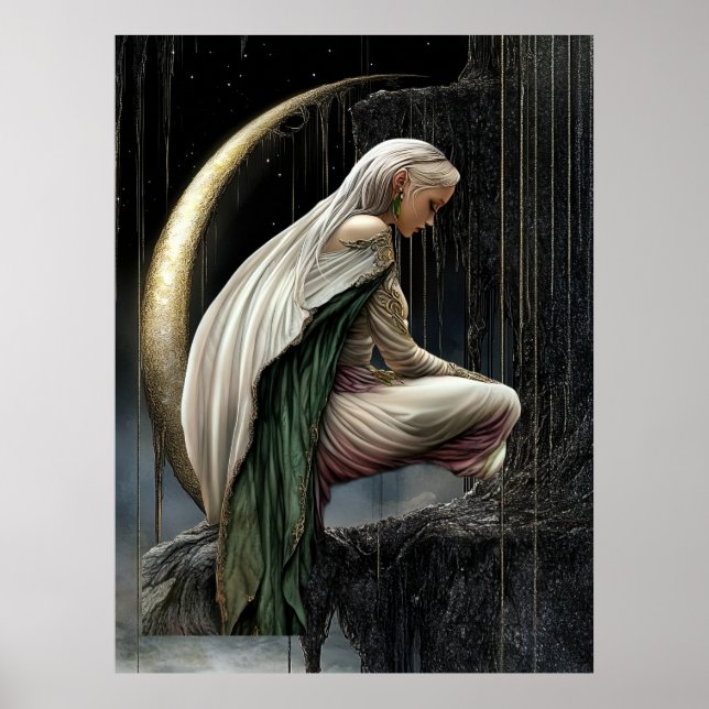 FD2 Enchanted Crescent Moon Goddess 22 Poster (Vorne)