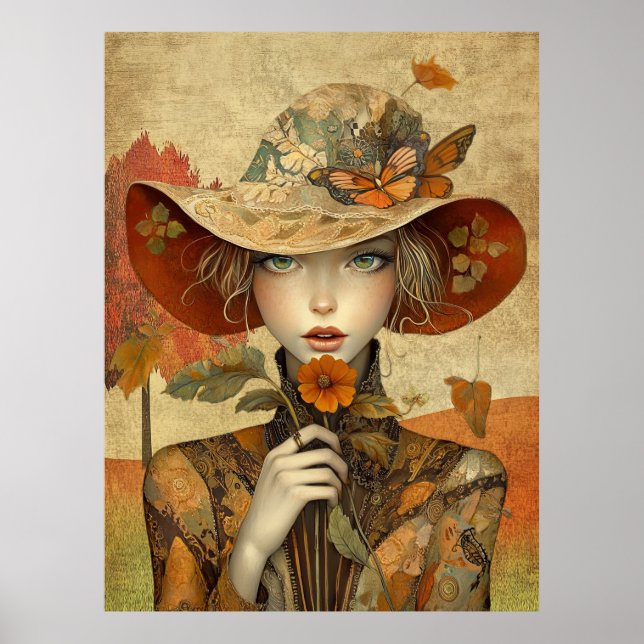 *~* FD2 HerbstGirls Fall Retro 19 Poster (Vorne)