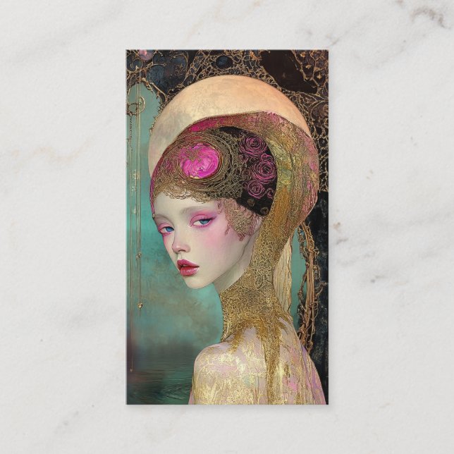 *~* *~* FD2 Nouveau Fantasy Ethereal Dreamlike 9 Visitenkarte (Vorderseite)