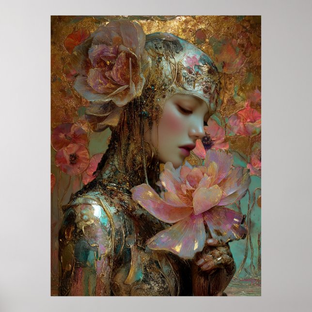 - FD2 Verzaubernde Fantasy Traumhafte Muse Irisier Poster (Vorne)