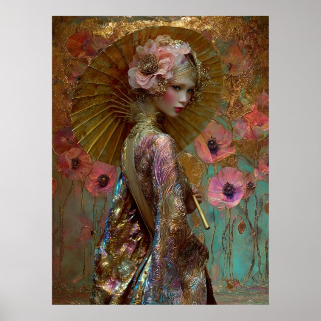 - FD2 Verzaubernde Fantasy Traumhafte Muse Irisier Poster (Vorne)