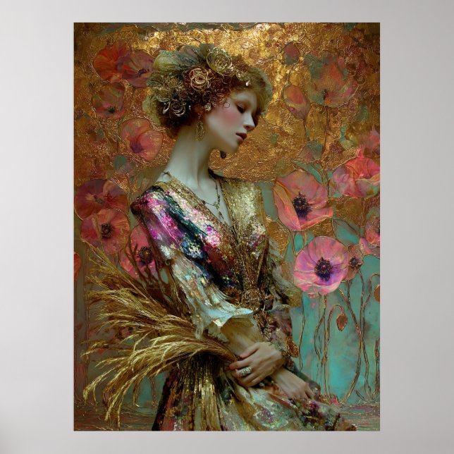 - FD2 Verzaubernde Fantasy Traumhafte Muse Irisier Poster (Vorne)