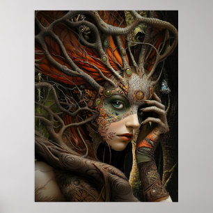 *~* FD3 42 Tree of Life Earth Mystical Poster