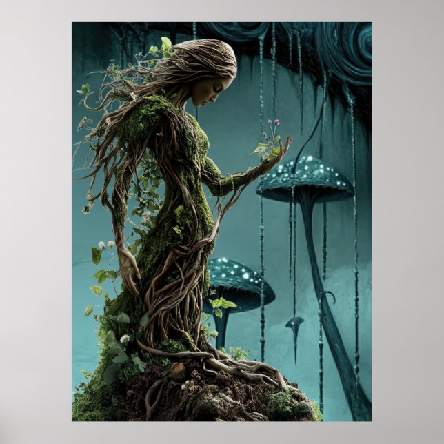 *~* FD3 Earth Keeper Spiritual Nature Guardian 40 Poster (Vorne)