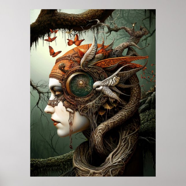 *~* FD3 Erdwärterwahrer NATUR WILDENSCHUTZFRAU 7 Poster (Vorne)
