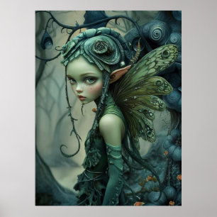 *~* FD3 Forest Nymph Fantasy Art 24 Poster