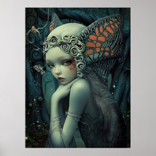 *~* FD3 Magischer Wald Nymph Fantasie 13 Poster