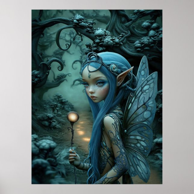 *~* FD3 Magischer Wald Nymph Fantasie 2 Poster (Vorne)