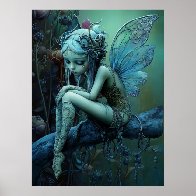 *~* FD3 Magischer Wald Nymph Fantasie 44 Poster (Vorne)