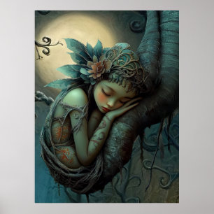 *~* FD3 Verzaubernde Nymph Spirit Fantasy 28 Poster