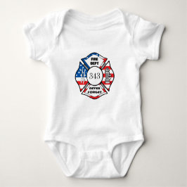 FDNY Feuerwache Stadt New York Baby Strampler