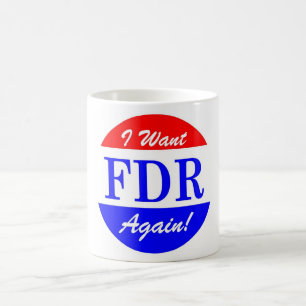 FDR - Amerikas bestster Präsident Tribute Kaffeetasse