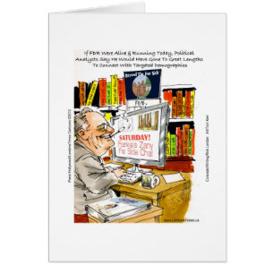 FDR Fireside Speech Lustige Cartoon-Geschenke & T-