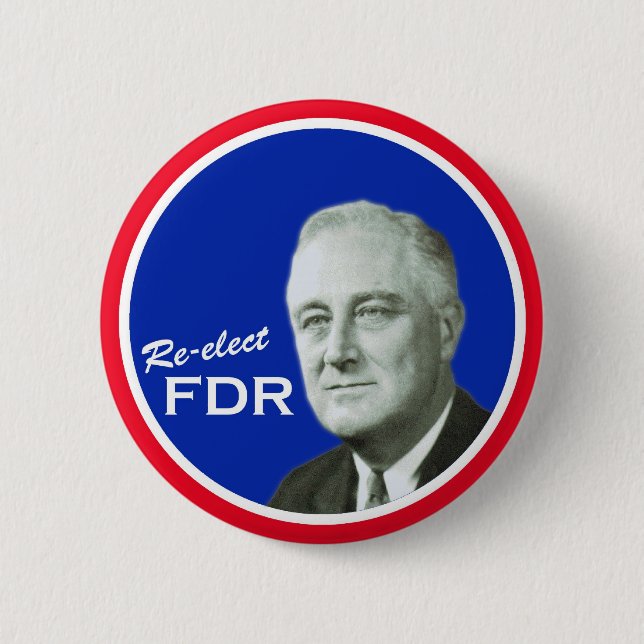 FDR-Kampagnenknopf Button (Vorderseite)