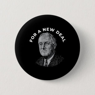 Fdr Präsident Franklin Roosevelt Neu Button