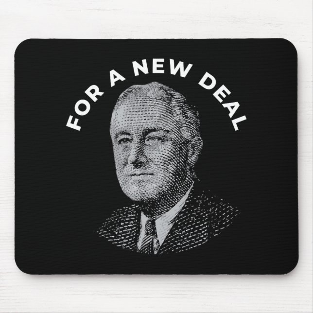Fdr Präsident Franklin Roosevelt Neu  Mousepad (Vorne)