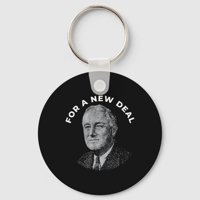 Fdr President Franklin Roosevelt New  Schlüsselanhänger (Vorderseite)