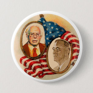 FDR will Bernie-Sandpapierschleifmaschinen im Button