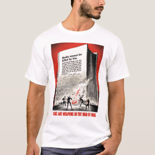 FDR-Zitat auf BuchBurning T-Shirt