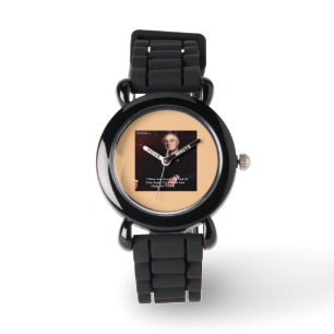 FDR & Zitat Halt Dich an Deinem Seil fest Armbanduhr