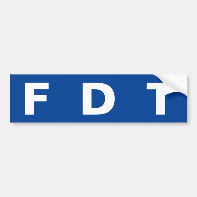 FDT AUTOAUFKLEBER (Vorne)
