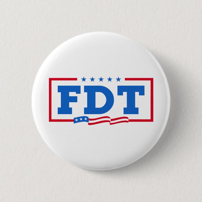 FDT Funny Anti Trump No-Trump Button (Vorderseite)