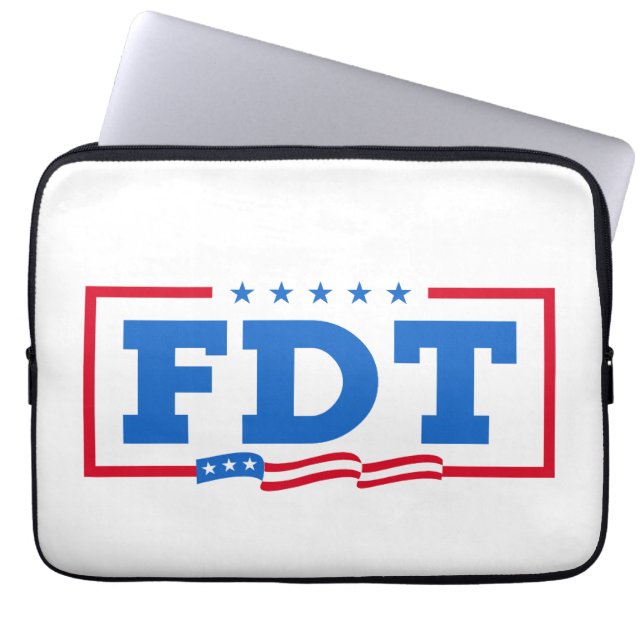 FDT Funny Anti Trump No-Trump Laptopschutzhülle (Vorderseite)