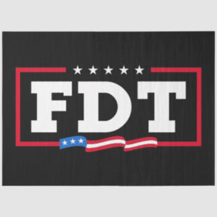 FDT Funny Anti Trump No-Trump Seidenpapier
