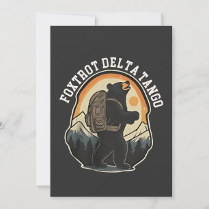 FDT Resist Bear Foxtrot Delta Tango Feiertagskarte