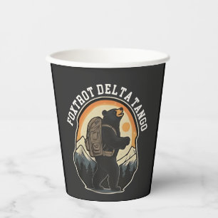 FDT Resist Bear Foxtrot Delta Tango Pappbecher