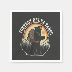 FDT Resist Bear Foxtrot Delta Tango Serviette
