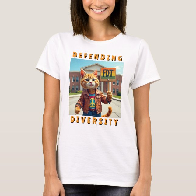 FDT Verteidigung des politischen Diversity T-Shirt (Vorderseite)