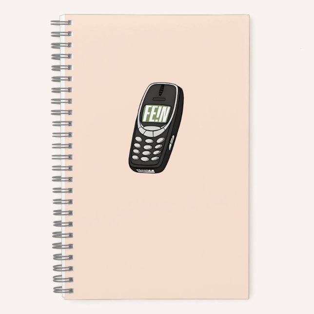 FE!N: Ein Nokia Nostalgie Notizbuch (Vorderseite)