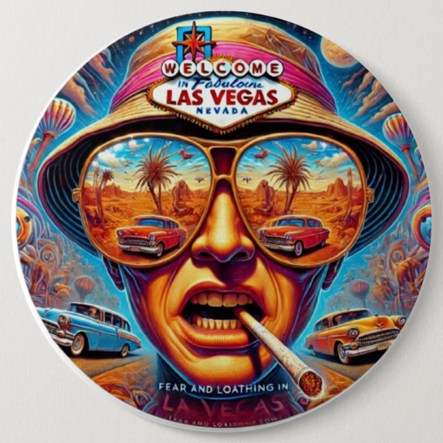 Fear and Loathing in Las Vegas Button (Vorderseite)
