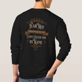 "Fear Not" Gold Cross Vintage Scripture T-Shirt