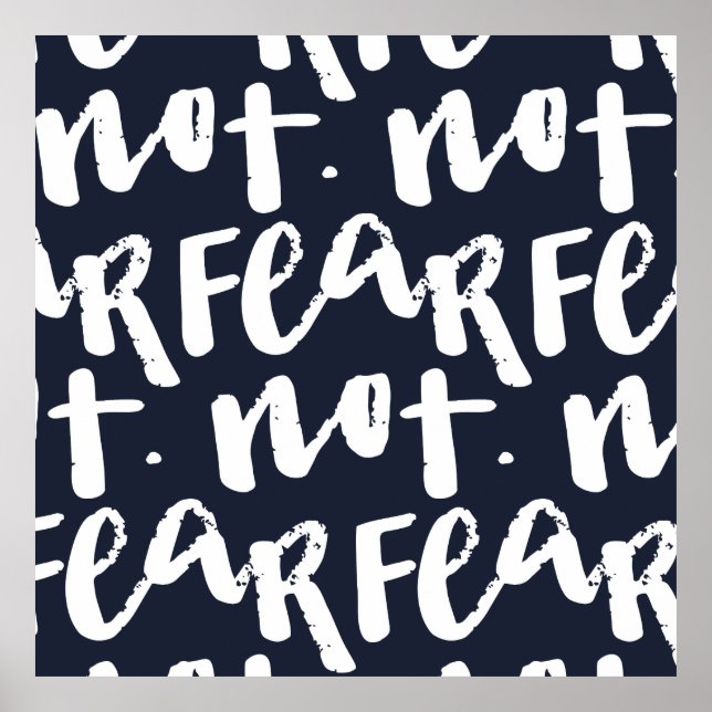 Fear not poster (Vorne)